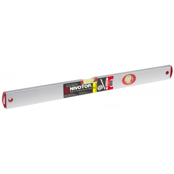 NIVEAU PROFILÉ NIVOTOP EN ALUMINIUM RECTANGULAIRE À SEMELLE MAGNÉTIQUE LONGUEUR 60 CM SOFOP TALIAPLAST - 450123 1 NIVEAU PROFILÉ NIVOTOP EN ALUMINIUM RECTANGULAIRE À SEMELLE MAGNÉTIQUE LONGUEUR 60 CM SOFOP TALIAPLAST - 450123