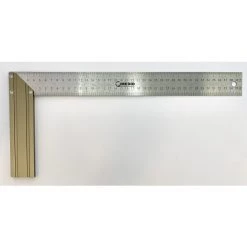 Equerre Prof En Acier Inox Et Talon El Alu Rectifié 400mm MEDID - 2051