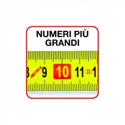 METRE RUBAN RUBBER T.5MX19+CR.CAOU METRICA - 08794 -NIveau et Mesure Soldes M03708794 04