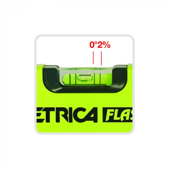 FLASH XL LEVEL 60CM 2 FIOLES METRICA - 33166 2 FLASH XL LEVEL 60CM 2 FIOLES METRICA - 33166 – Image 2