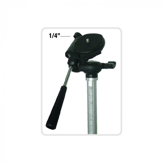 TREPIED LEGER AVEC ADAPTATEUR 1/4” METRICA - 60590 2 TREPIED LEGER AVEC ADAPTATEUR 1/4” METRICA - 60590 – Image 2