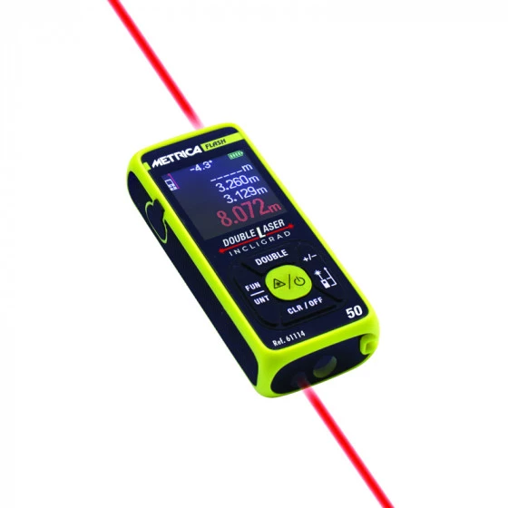 TELEMETRE LASER METRICA FLASH DOUBLE LASER INCLIGRAD 50 - 61114 1 TELEMETRE LASER METRICA FLASH DOUBLE LASER INCLIGRAD 50 - 61114