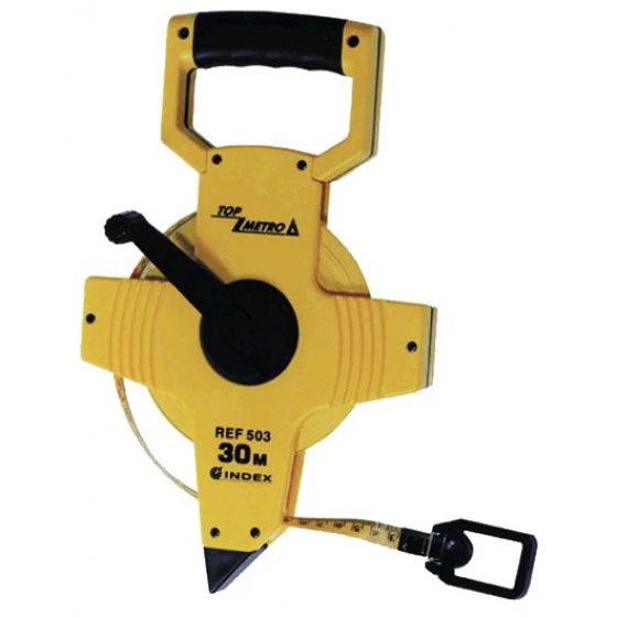 MÈTRE RUBAN TOP METRO EN FIBRE DE VERRE 50 M -505 1 MÈTRE RUBAN TOP METRO EN FIBRE DE VERRE 50 M -505